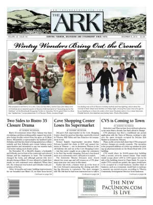 Front page of The Ark, December 8, 2010