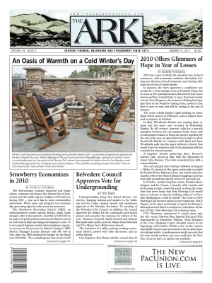 Front page of The Ark, January 12, 2011