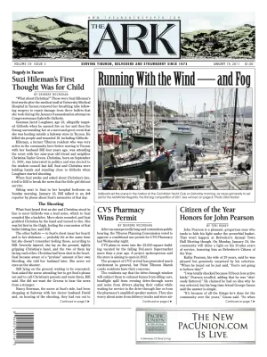 Front page of The Ark, January 19, 2011