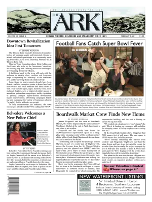 Front page of The Ark, February 9, 2011