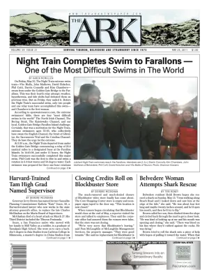 Front page of The Ark, May 25, 2011