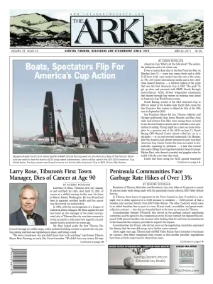 Front page of The Ark, June 22, 2011