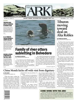 Front page of The Ark, September 7, 2011
