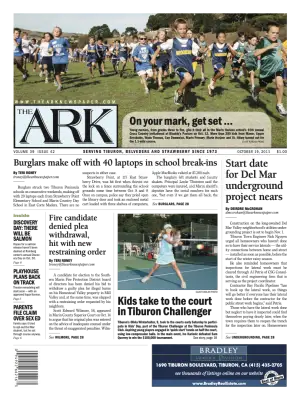 Front page of The Ark, October 19, 2011