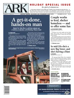 Front page of The Ark, December 28, 2011