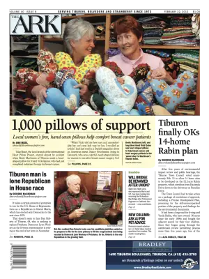 Front page of The Ark, February 22, 2012