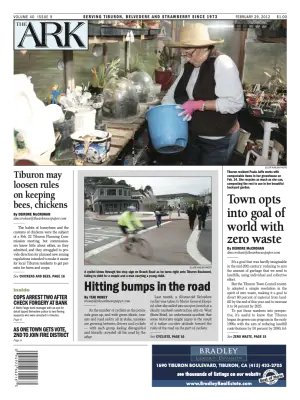 Front page of The Ark, February 29, 2012