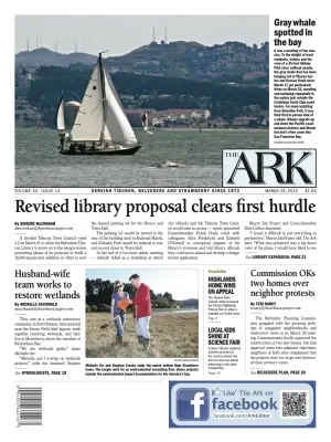 Front page of The Ark, March 28, 2012
