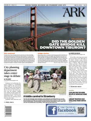 Front page of The Ark, May 23, 2012