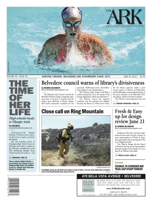 Front page of The Ark, June 20, 2012