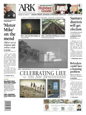 Front page of The Ark, November 21, 2012