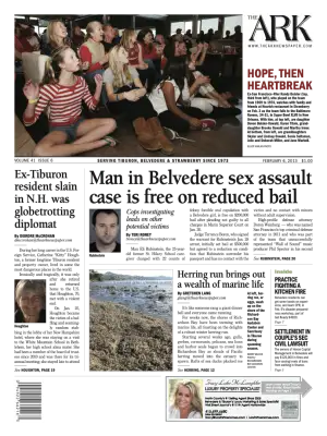Front page of The Ark, February 6, 2013