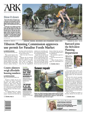 Front page of The Ark, February 20, 2013