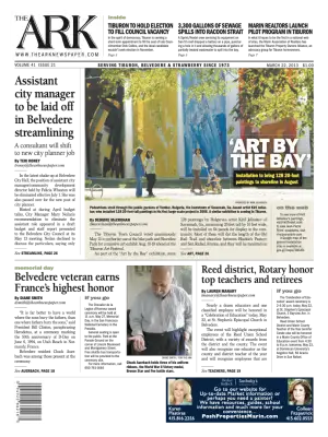 Front page of The Ark, May 22, 2013