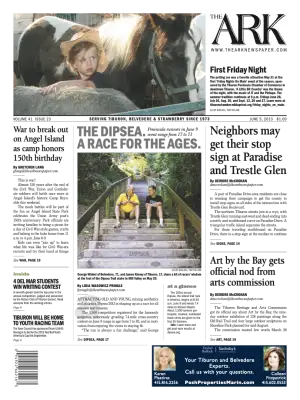 Front page of The Ark, June 5, 2013