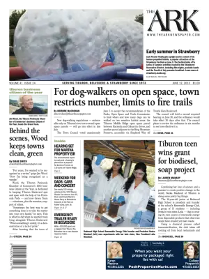 Front page of The Ark, June 12, 2013