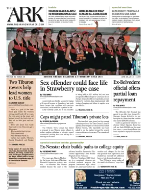 Front page of The Ark, June 26, 2013