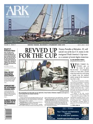 Front page of The Ark, July 3, 2013