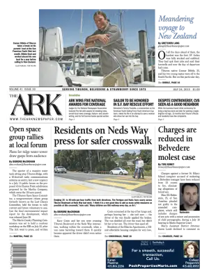 Front page of The Ark, July 24, 2013