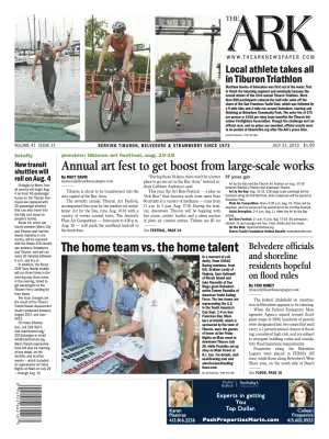 Front page of The Ark, July 31, 2013