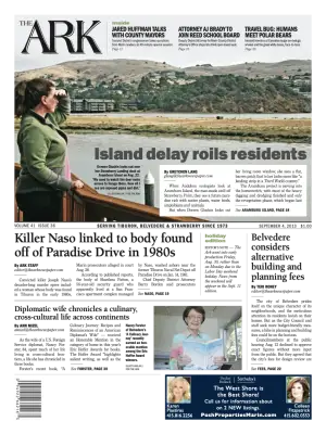 Front page of The Ark, September 4, 2013