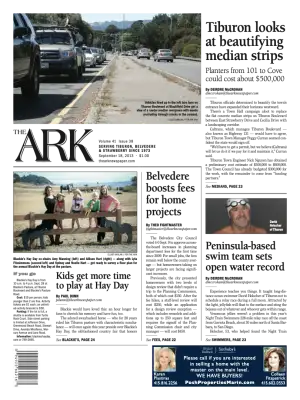 Front page of The Ark, September 18, 2013