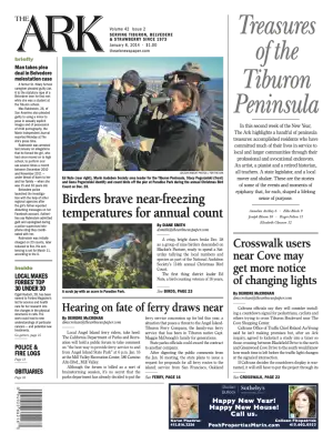 Front page of The Ark, January 8, 2014