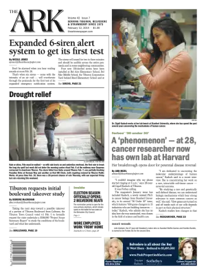 Front page of The Ark, February 12, 2014