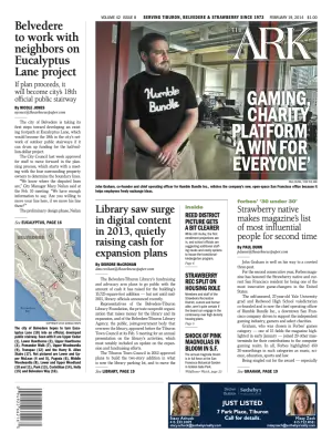 Front page of The Ark, February 19, 2014