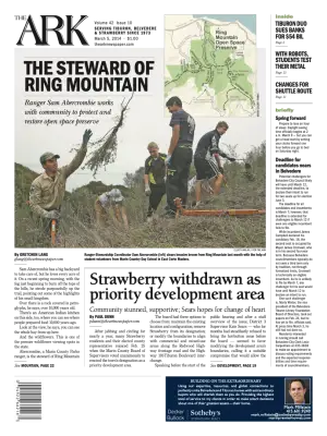 Front page of The Ark, March 5, 2014