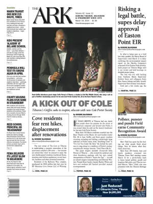 Front page of The Ark, March 19, 2014