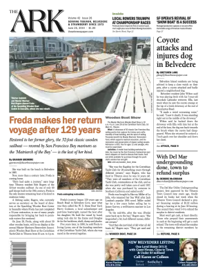 Front page of The Ark, June 25, 2014
