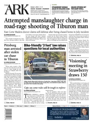 Front page of The Ark, October 1, 2014