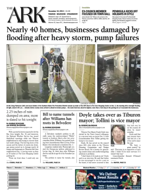 Front page of The Ark, December 10, 2014