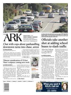 Front page of The Ark, January 28, 2015