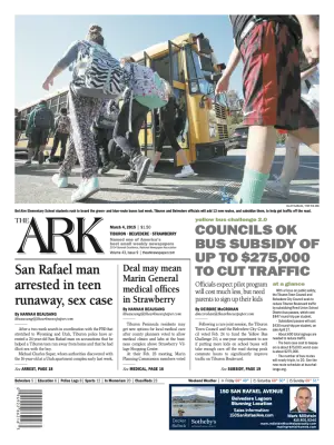 Front page of The Ark, March 4, 2015