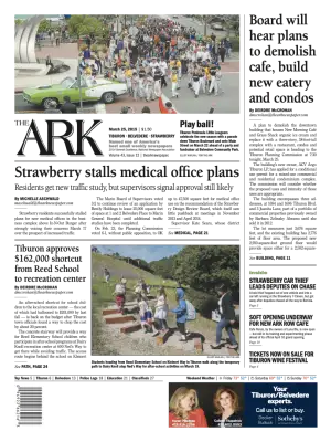 Front page of The Ark, March 25, 2015