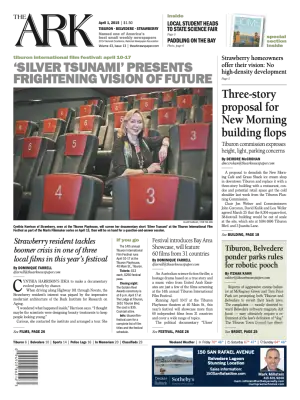 Front page of The Ark, April 1, 2015