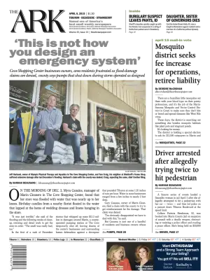 Front page of The Ark, April 8, 2015