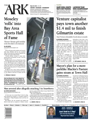 Front page of The Ark, May 20, 2015