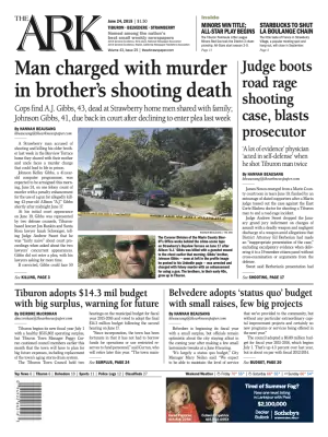 Front page of The Ark, June 24, 2015