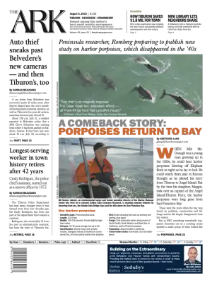 Front page of The Ark, August 5, 2015