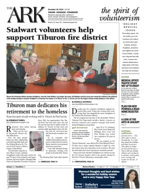 Front page of The Ark, December 30, 2015