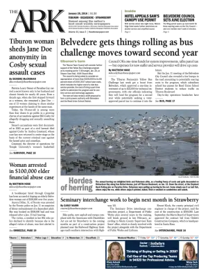 Front page of The Ark, January 20, 2016