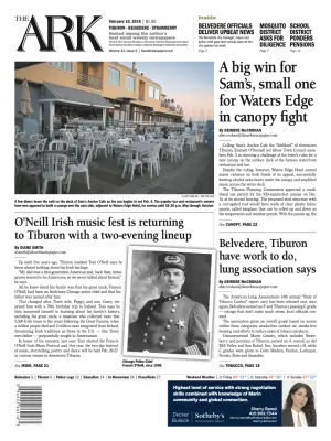 Front page of The Ark, February 10, 2016