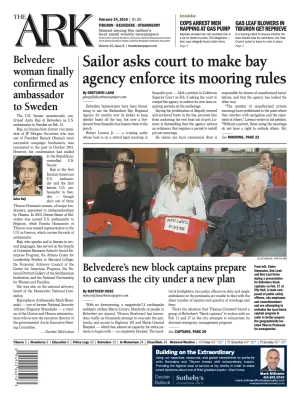 Front page of The Ark, February 24, 2016