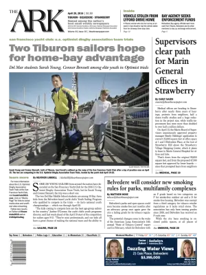 Front page of The Ark, April 20, 2016