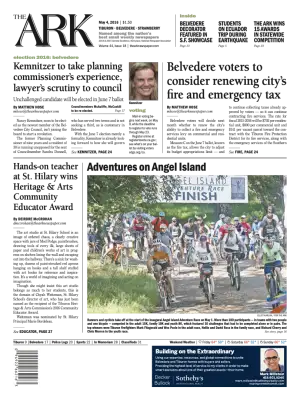 Front page of The Ark, May 4, 2016