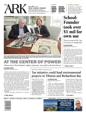 Front page of The Ark, June 1, 2016