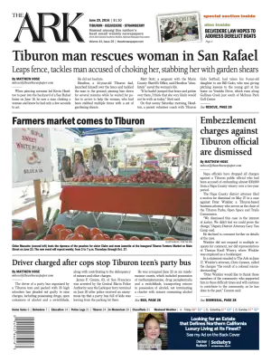 Front page of The Ark, June 29, 2016